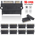 SATA 22-Pin Male to Female Power Data Adapter Converter SATA Cable Adapter Richie's
