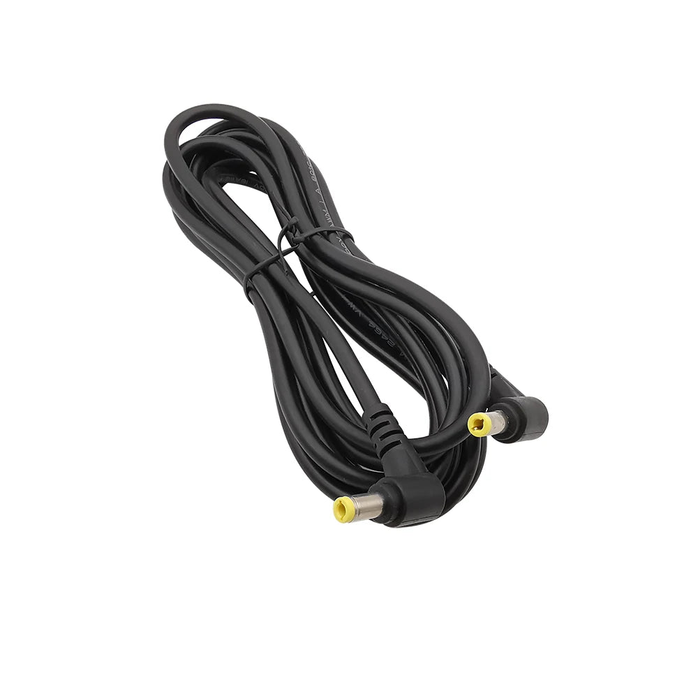 Right Angle DC Power Cable 5.5x2.5mm Male to Male 18AWG DC Power Cable Richie's