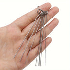 10-Pc Stainless Steel Shower Head Nozzle Cleaning Needle Set Shower Cleaning Brush Richie's
