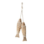 Mediterranean Fish Wood & Shell Wall Hanging Decoration Wall Hanging Decor Richie's 5-Yellow