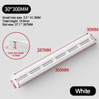 Aluminum Alloy Ventilation Grille Cover 30mm – Cabinet Air Vent Ventilation Grille Cover Richie's 30-300mm-white