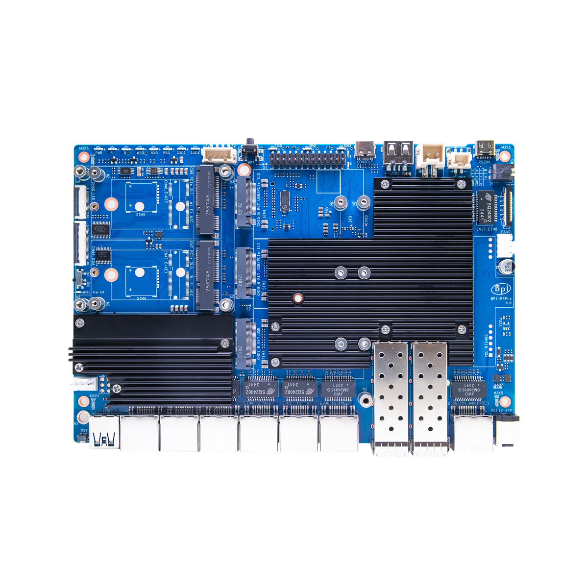 Banana Pi BPI-R4 PRO Router Board Set MT7988A Wi-Fi 7 8GB Router Board Kit Richie's