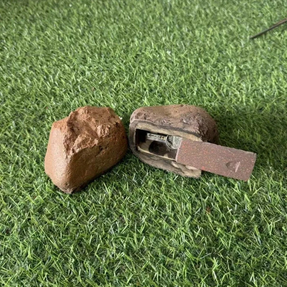Rock Key Hide Box – Realistic Waterproof Outdoor Stone Storage Outdoor Key Hider Richie's