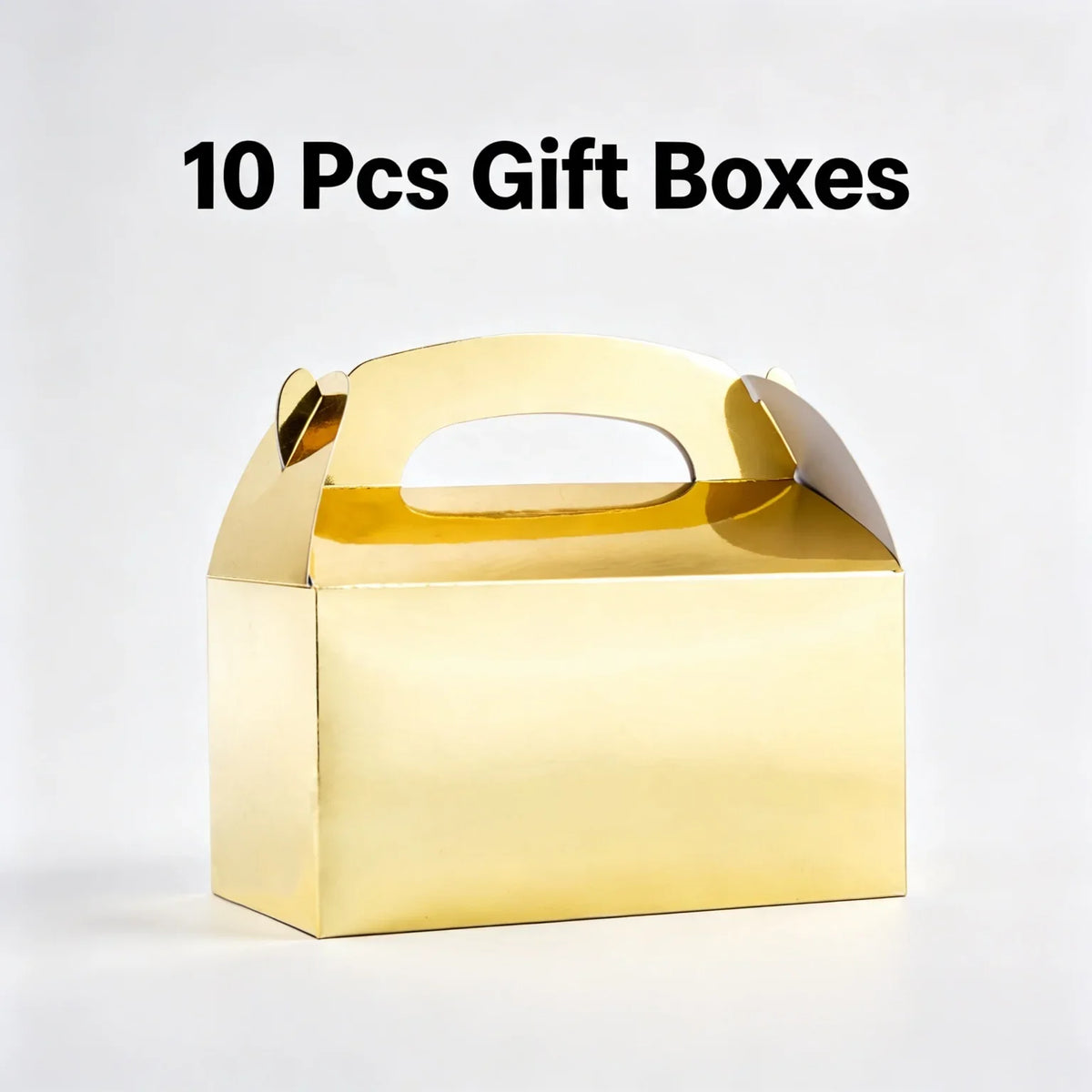 Kraft Paper Party Favor Gift Boxes with Handles – 10 Pcs Party Favor Gift Boxes Richie's Golden 10 Pcs
