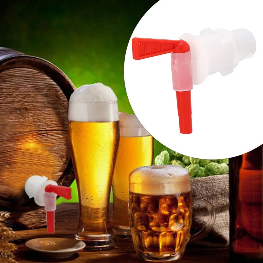 Plastic Beer Brew Bucket Tap & Bottling Spigot – White Brewing Bottle Spigot Richie's