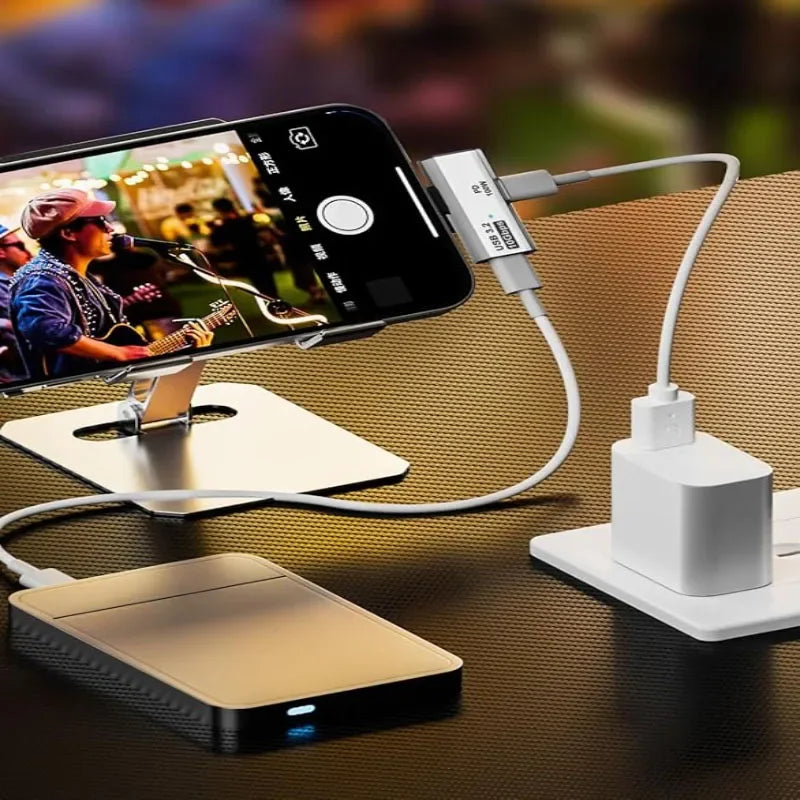 L-Shape USB-C Adapter 100W PD Fast Charge & 10Gbps | FUCHU USB-C Adapter Richie's