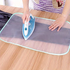 Heat-Resistant Ironing Mat with Hooks – Washable Polyester Ironing Mat Richie's