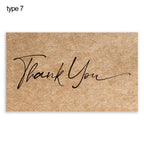 Kraft Paper Thank You Cards for Small Business – 30 Pack Thank You Cards Richie's type 7