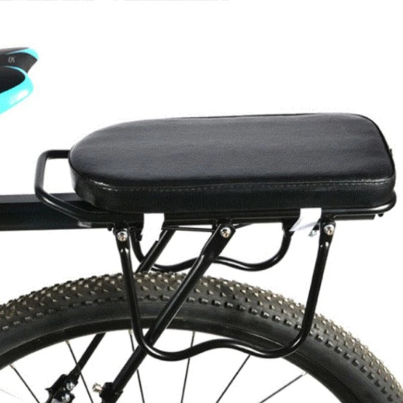 Bike Rear Seat Cushion with Backrest & Foot Pedals Bike Rear Seat Richie's