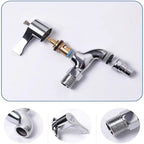 Double-Ended Brass Washing Machine Faucet – 4-Point Wall Mount Washing Machine Faucet Richie's