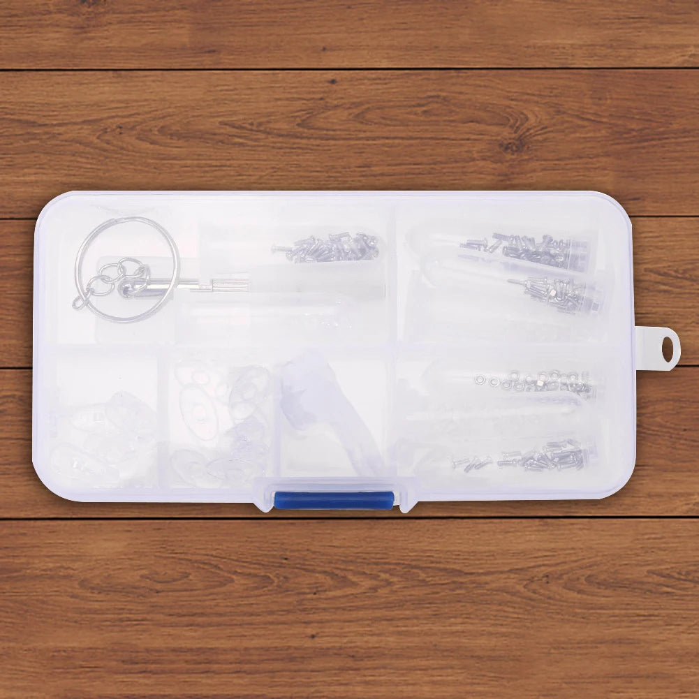 Portable Eyeglass Repair Kit – Screws, Nose Pads & Case Eyeglass Repair Kit Richie's
