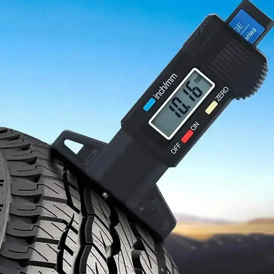 Digital LCD Tire Tread Depth Gauge 0–25mm | Cars & Trucks Tire Tread Gauge Richie's