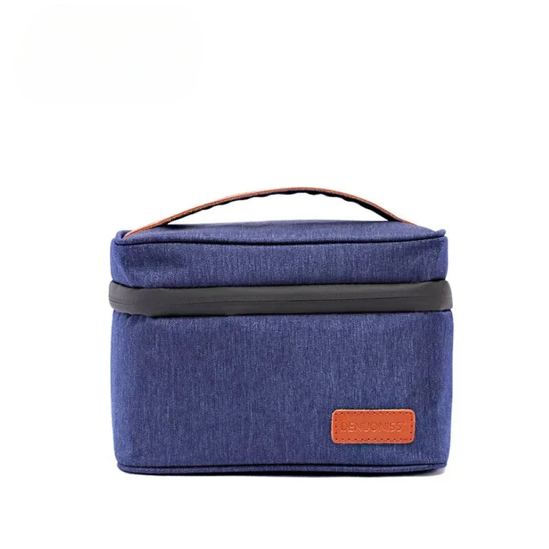 Insulated Lunch Cooler Bag EVA Oxford Picnic Food Bag Insulated Cooler Bag Richie's Blue