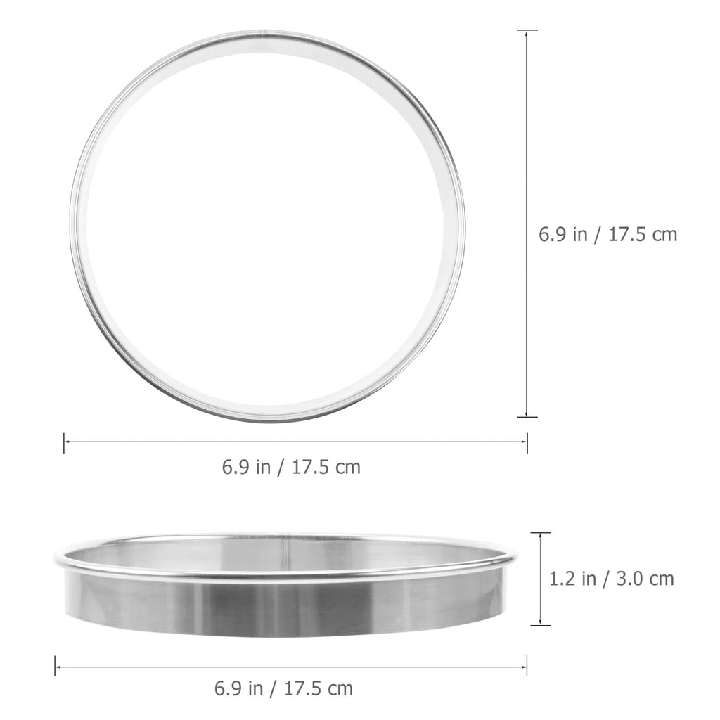 Stainless Steel Pizza Stuffing Ring – Deep Pan Baking Tool Pizza Baking Ring Richie's