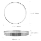 Stainless Steel Pizza Stuffing Ring – Deep Pan Baking Tool Pizza Baking Ring Richie's