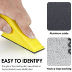 70pc Mini Hand Sander Kit – Assorted Grit Wet Dry Sandpaper Hand Sander Kit Richie's