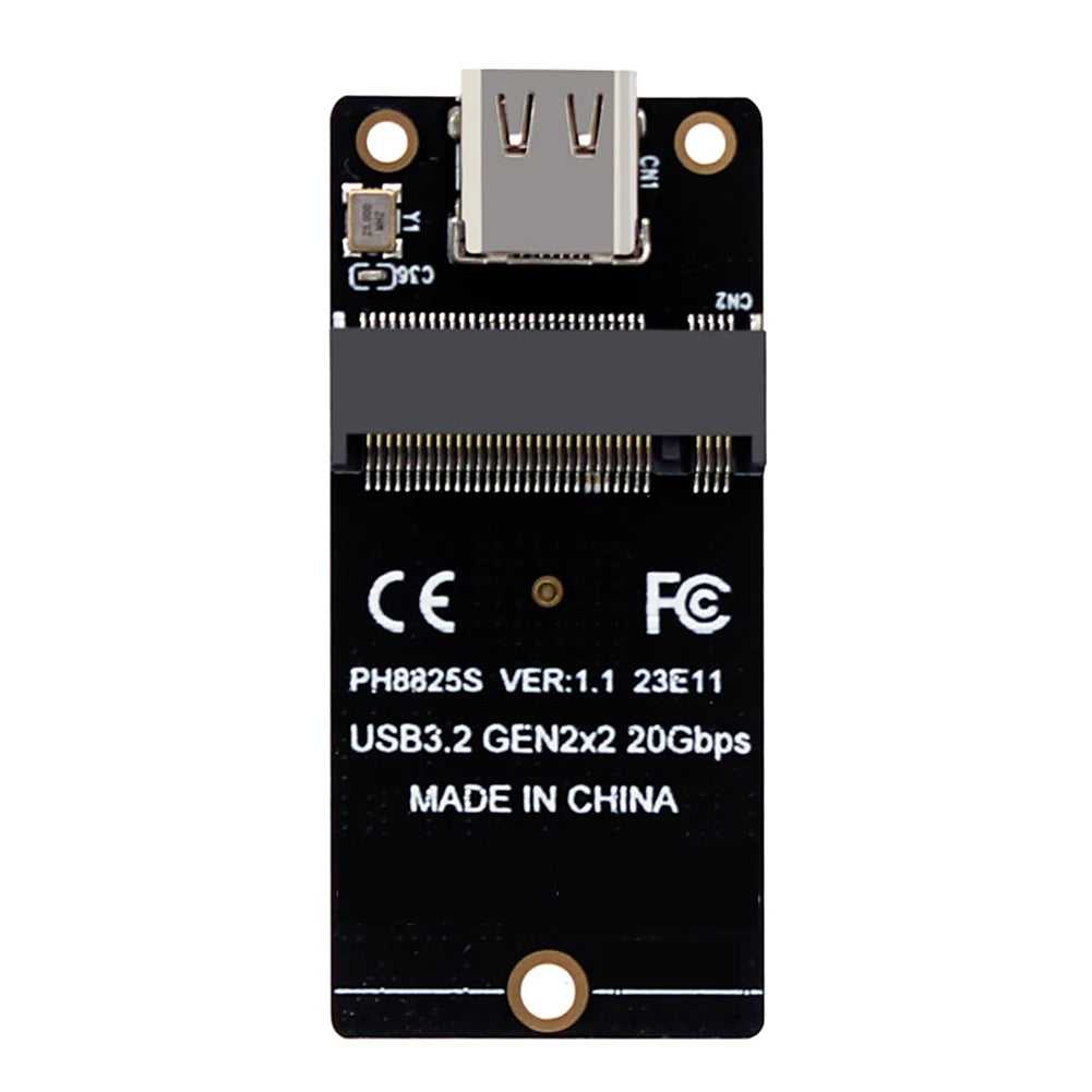 M.2 NVMe to USB-C Adapter ASM2364 USB 3.2 Gen2x2 – 2000MB/s SSD Adapter Board Richie's SSD Adapter