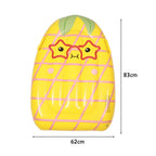 Kids Inflatable Floating Surfboard Pool Lounger | VAKIND Kids Pool Float Richie's Pineapple 83x62cm
