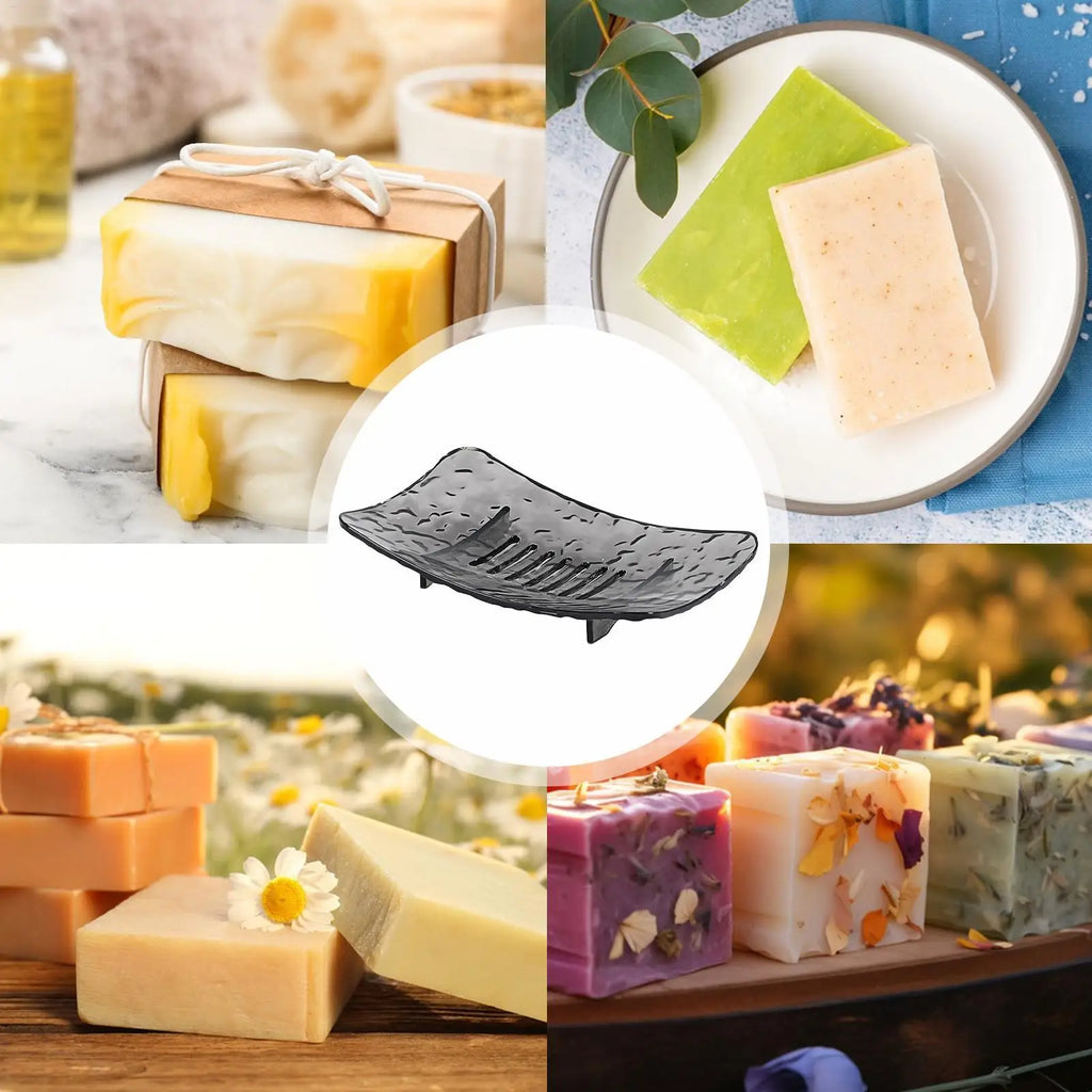 Luxury Bar Soap Dish with Drain Hole | Soap Tray Holder Soap Dish Tray Richie's