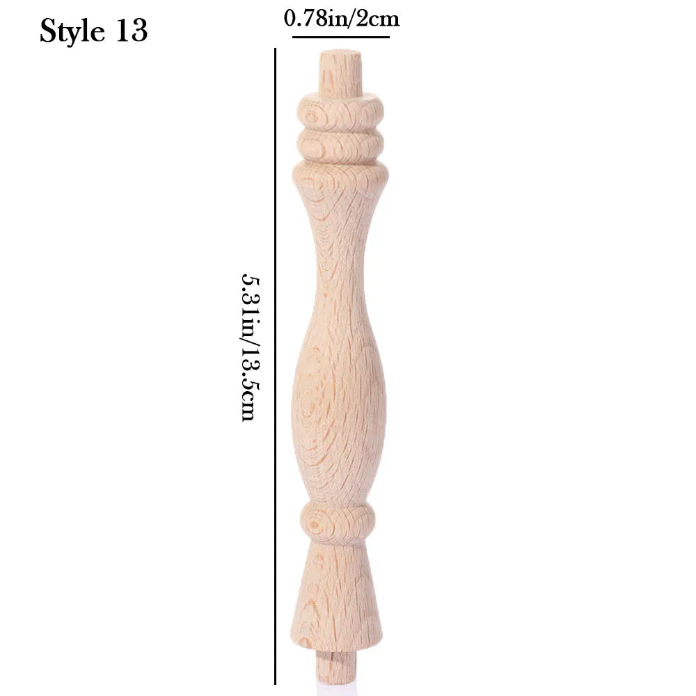 Vintage Wood Carved Furniture Leg – European Style Cabinet Foot Furniture Leg Richie's 13