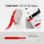 NIIMBOT Waterproof Thermal Label Paper D110 D11 Printer Stickers Thermal Label Roll Richie's Red Cable