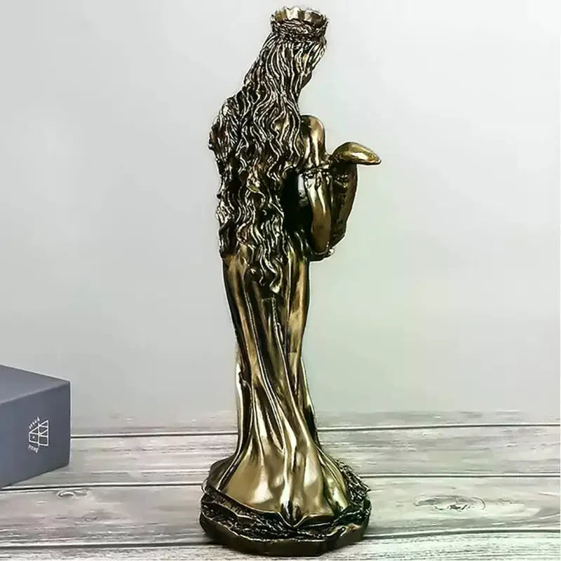 Tyche Greek Goddess of Fortune Resin Sculpture | Lucky Décor Decorative Sculpture Richie's