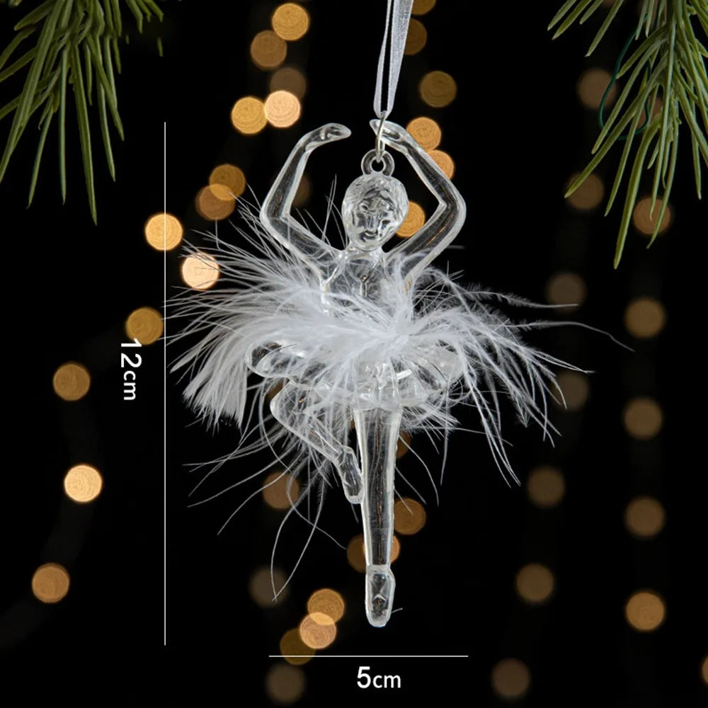Acrylic Crystal Christmas Icicle Pendants Glitter Tree Ornaments Christmas Tree Ornaments Richie's 08