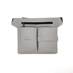 Leather Scissor Pouch Barber Waist Bag | Salon Tool Holder Scissor Waist Bag Richie's Only Bag-Grey