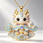 Nine-Tailed Fox Enamel Pendant Necklace | Chinese Mythology Enamel Pendant Necklace Richie's A15