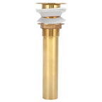 Gold Brass Flap Basin Drain – Anti-Clog Polished Finish Basin Sink Drain Richie's