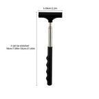Car Rearview Mirror Wiper Telescopic Squeegee Auto Glass Auto Glass Squeegee Richie's Black