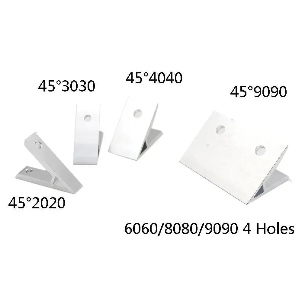 45° Inside Corner Brackets for 2020–9090 Aluminum Profiles | 2pcs Corner Bracket Richie's