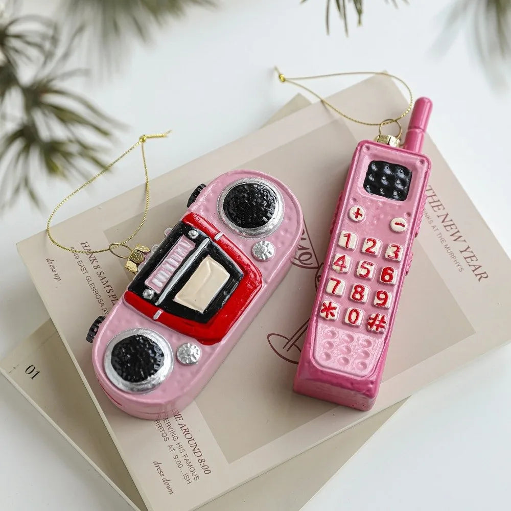 Macaron Christmas Tree Ornaments – Cute DIY Plastic Pendants Christmas Ornaments Richie's