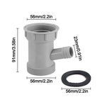 Kitchen Sink Drain Connector Threaded Nut Sealing Gasket Adapter Drain Pipe Adapter Richie's Type--G