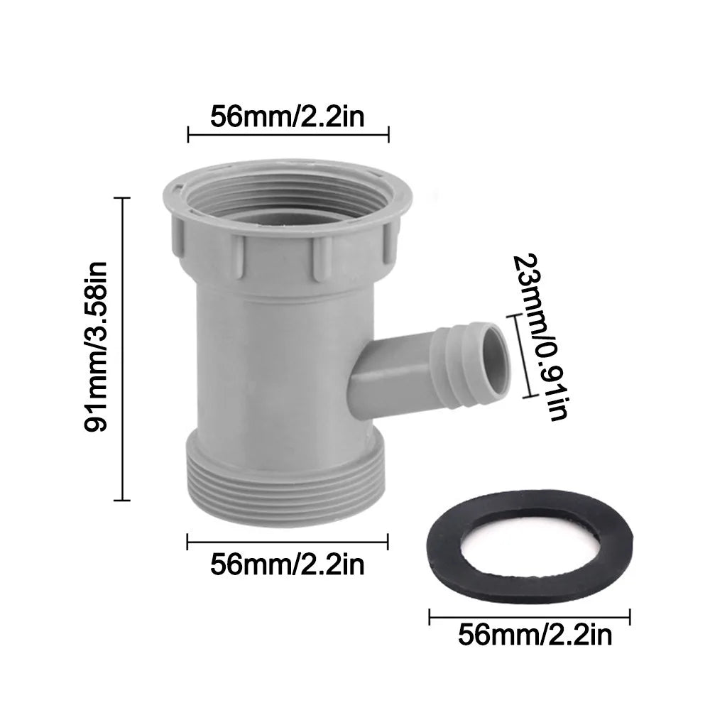 Kitchen Sink Drain Connector Threaded Nut Sealing Gasket Adapter Drain Pipe Adapter Richie's Type--G