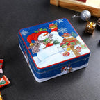 Cartoon Christmas Tinplate Candy Gift Box – Square Xmas Tin Christmas Tin Box Richie's 06
