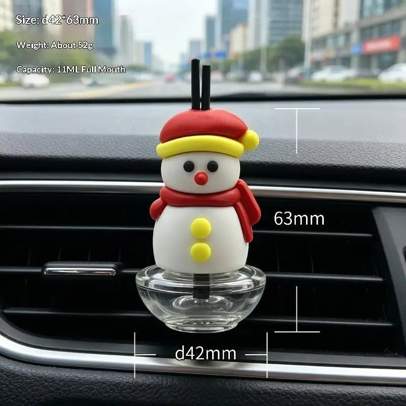 3D Christmas Car Air Freshener Refillable Diffuser Bottle Car Air Freshener Richie's A4