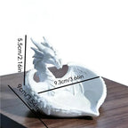 3D Printed Dragon Jewelry Tray | Minimalist Desk Key Organizer Decorative Storage Tray Richie's