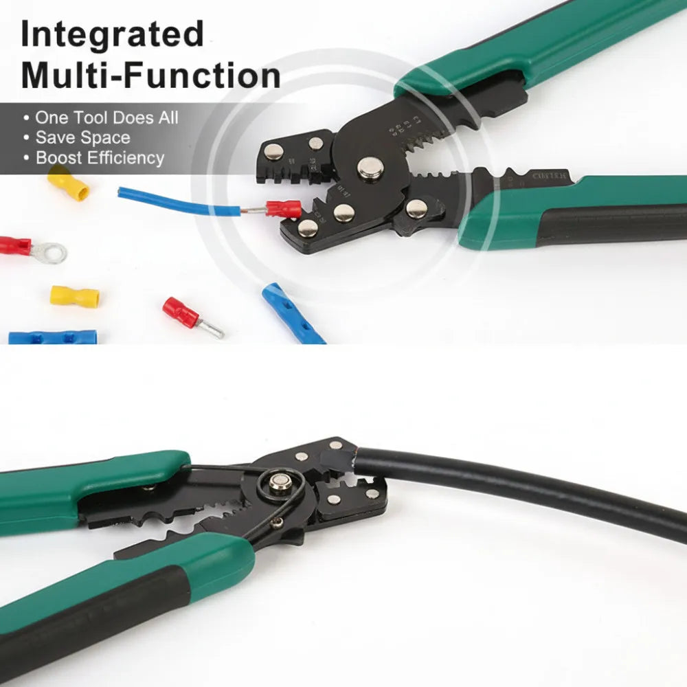 TOTNEND 3-in-1 Wire Crimping Pliers – Strip, Cut & Crimp Wire Crimping Pliers Richie's