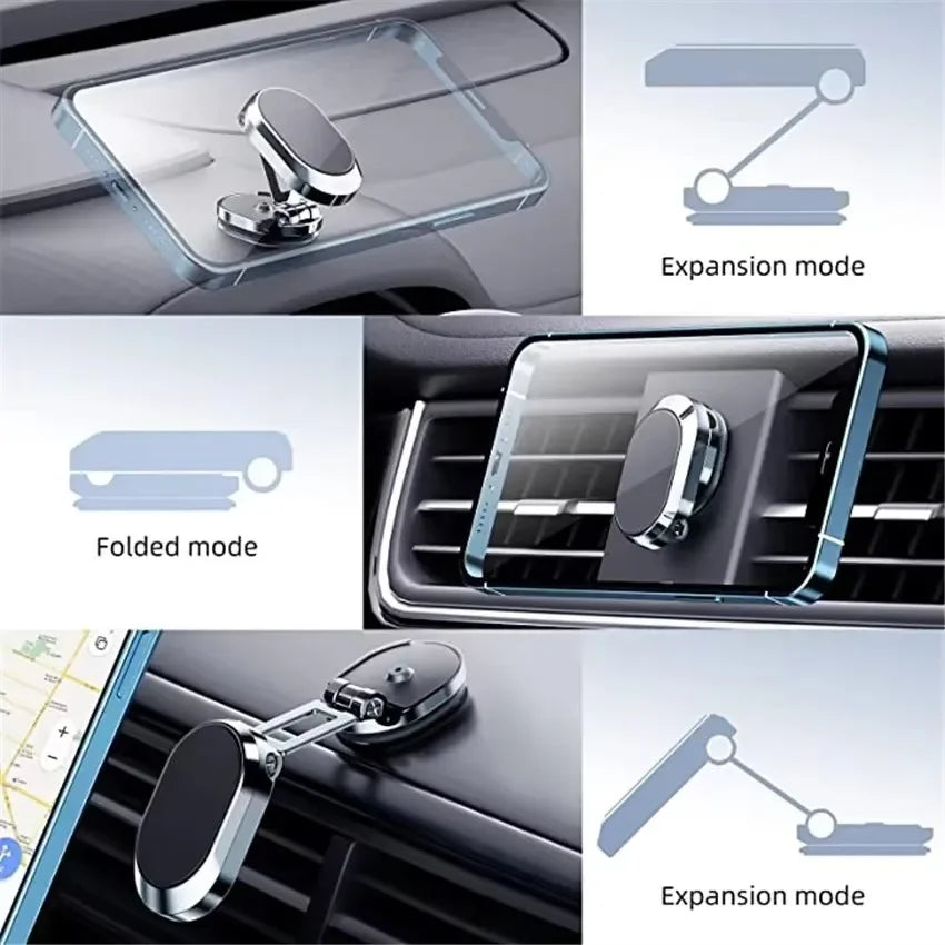 1080° Rotatable Magnetic Car Phone Holder | Universal Fit Car Phone Mount Richie's