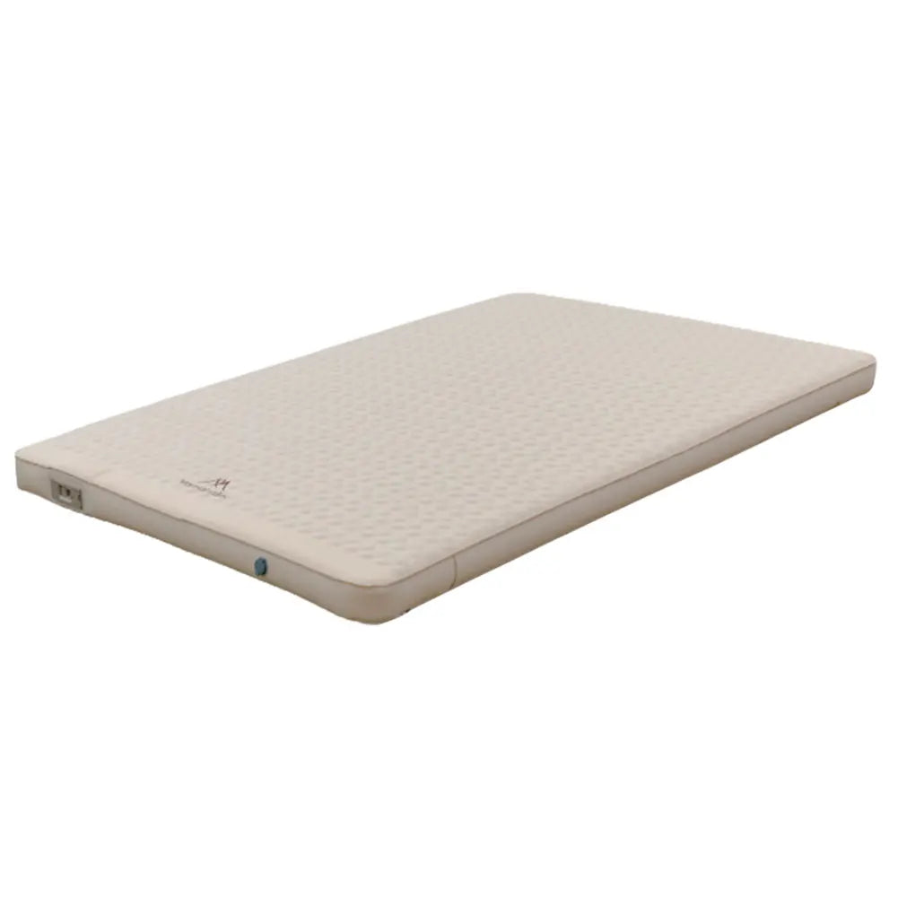 Double Camping Air Mattress 10cm Self-Inflating with Built-In Pump Camping Air Mattress Richie's Beige