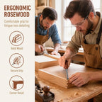 Carbide Scraper Tool – Replaceable Blade & Rosewood Handle Carbide Scraper Tool Richie's