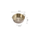 304 Stainless Steel Dual-Handle Snack & Sauce Dipping Bowl Dipping Bowl Richie's Gold-M