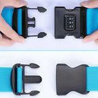 Adjustable Luggage Strap with 3-Digit Combination Lock Luggage Strap Richie's