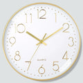 8 Inch Silent Wall Clock – Quartz Battery Operated Modern Design Wall Clock Richie's 8