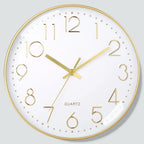 8 Inch Silent Wall Clock – Quartz Battery Operated Modern Design Wall Clock Richie's 8