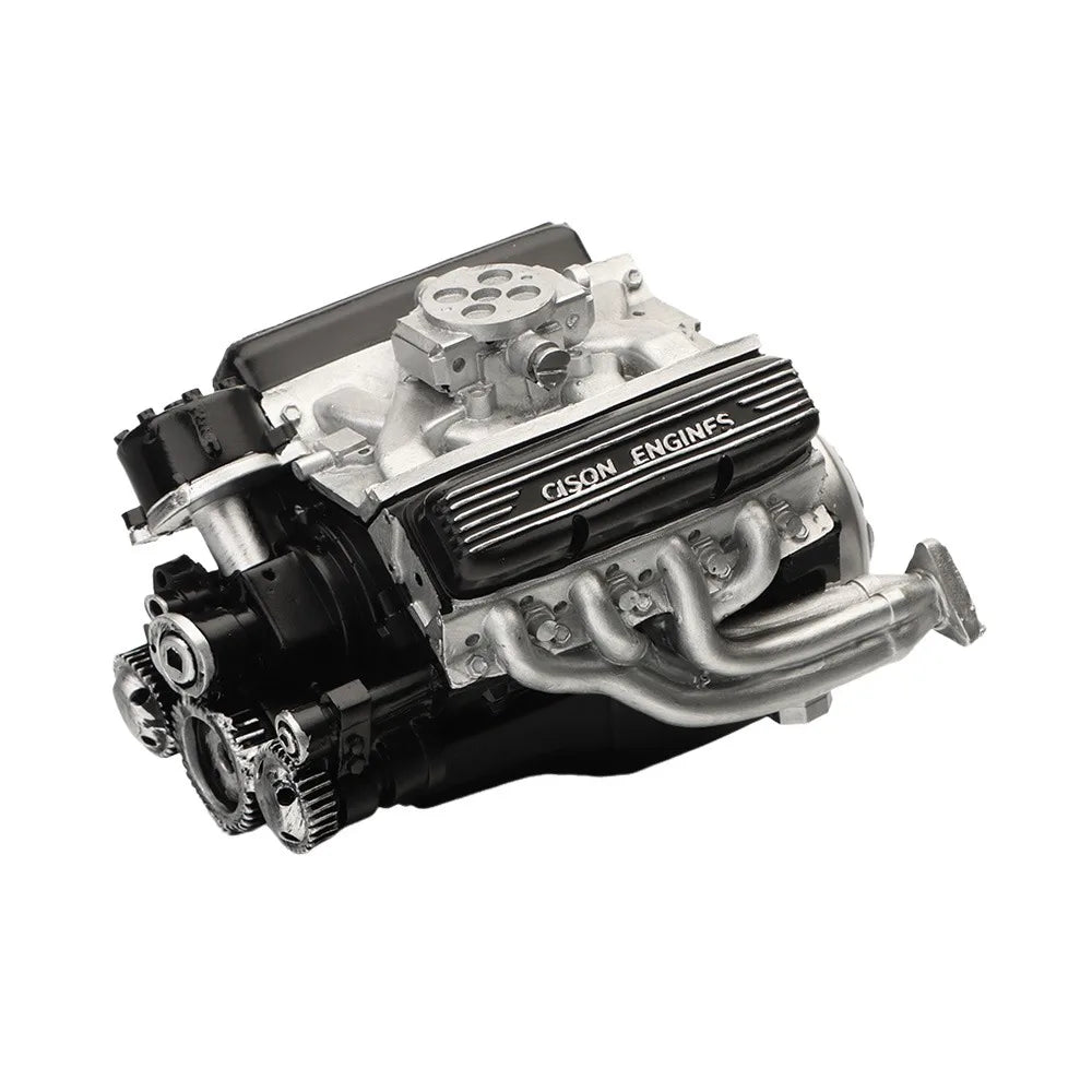 Resin V8 Car Engine Model DIY Kit – Adult Collector Gift Engine Model Kit Richie's Black