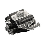 Resin V8 Engine Model Kit – DIY Small-Block Car Gift for Adults Engine Model Kit Richie's Black
