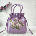 Women Embroidery Flower Cosmetic Bag – Ethnic Mini Purse & Pouch