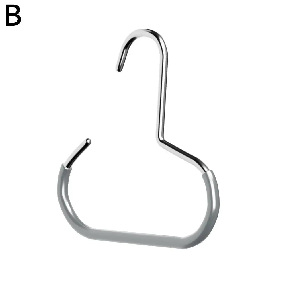 Round Hook Hangers for Hats Scarves Bags – Non-Slip Organizer Wardrobe Hook Hanger Richie's grey
